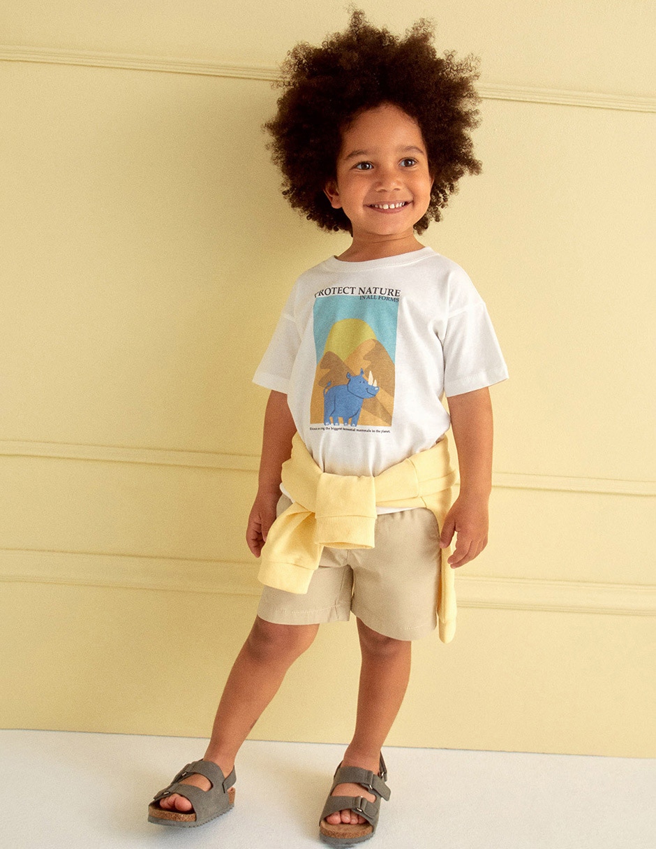 Playera manga corta para niño Playera manga corta para niño