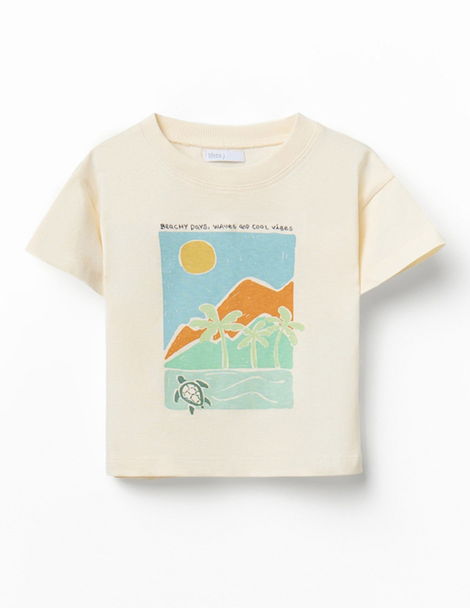 Playera manga corta para niño 3