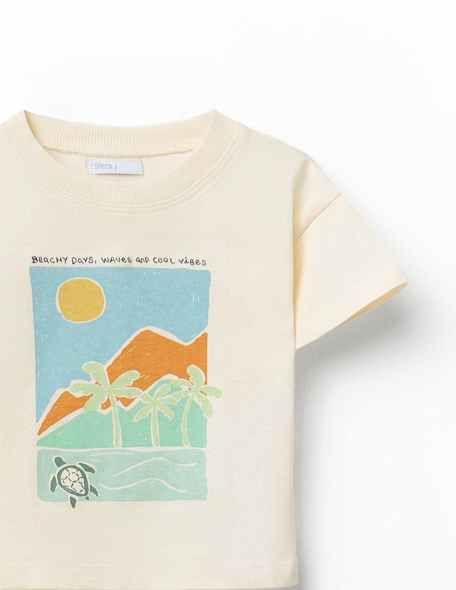 Playera manga corta para niño 4
