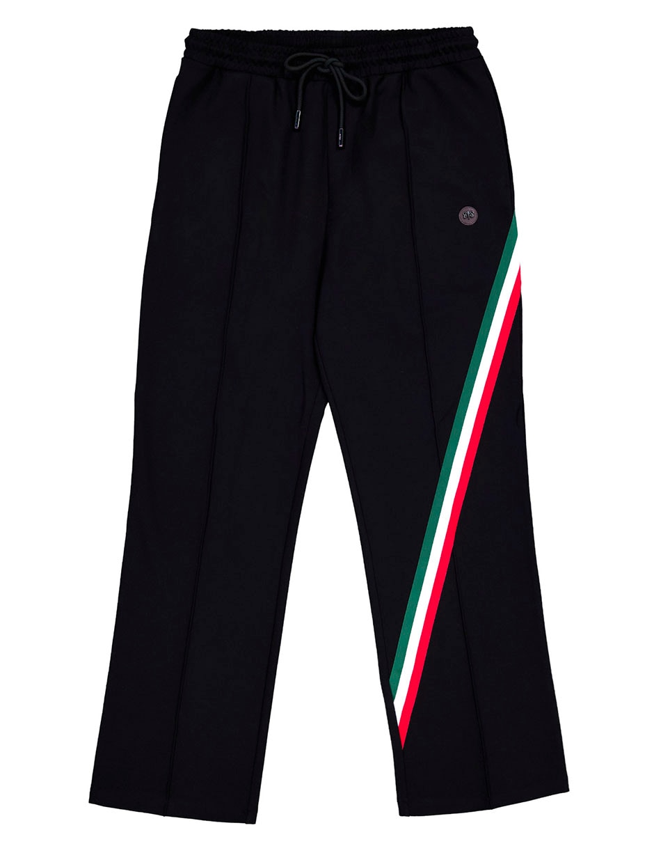 Pantalón Casual Regular Regular Calderoni De Poliéster, Viscosa Y Spandex Para Hombre
